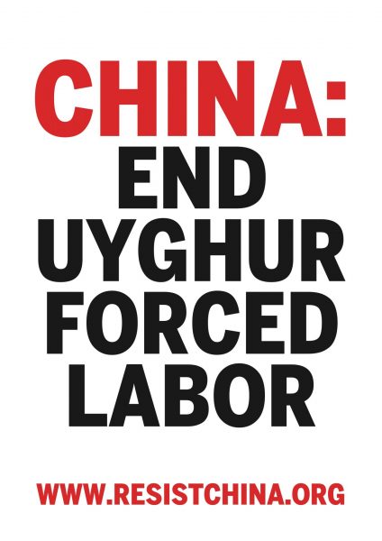 china: end uyghur forced labor