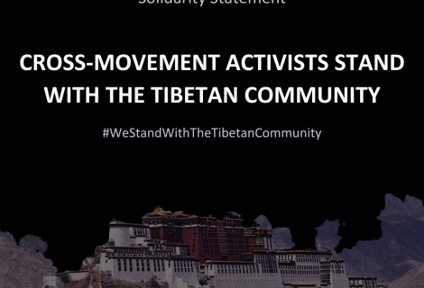 CROSS-MOVEMENT ACTIVISTS STAND WITH THE TIBETAN COMMUNITY